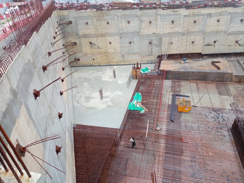 Início da Betonagem das Fundações